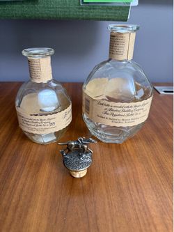 Empty Blanton bottles with 1 stopper (A)