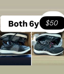 Adidas ultraboost size 6y both for $50