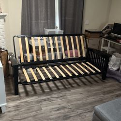 Futon with no mattress. Sorry