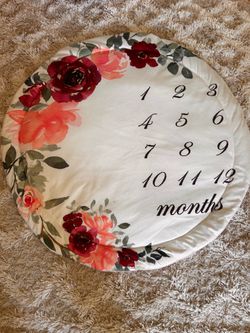 First year milestone photo pad