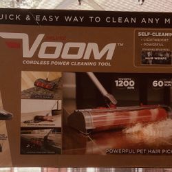 VOOM CORDLESS POWER SWEEPER WITH MINI VOOM PAID 50.00