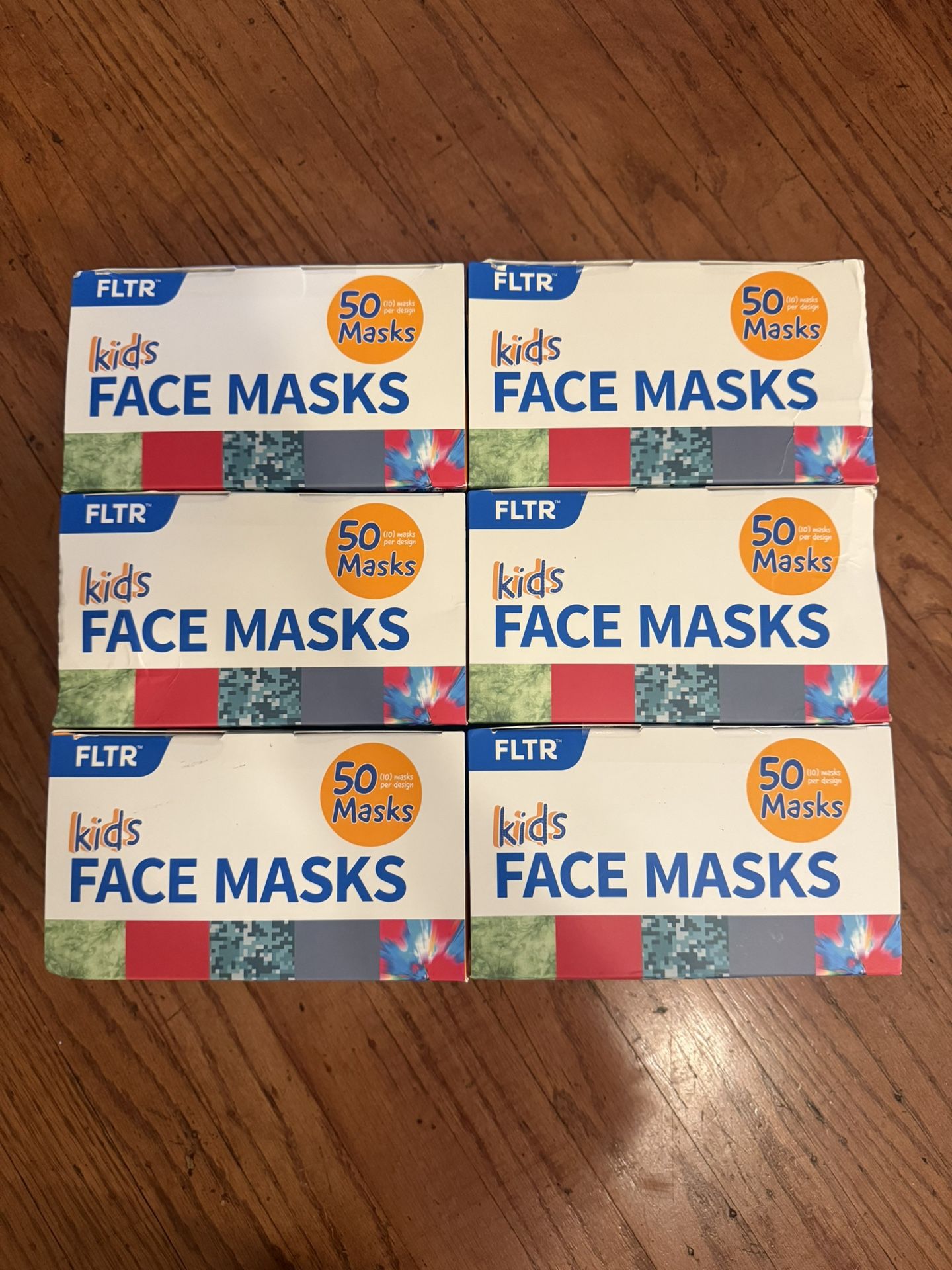 Kids Face Mask - 6 Boxes Of 50 Masks