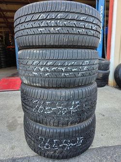 staggered tires  front 245/45/18 rear 265/40/18 bridgestone used tire for sale