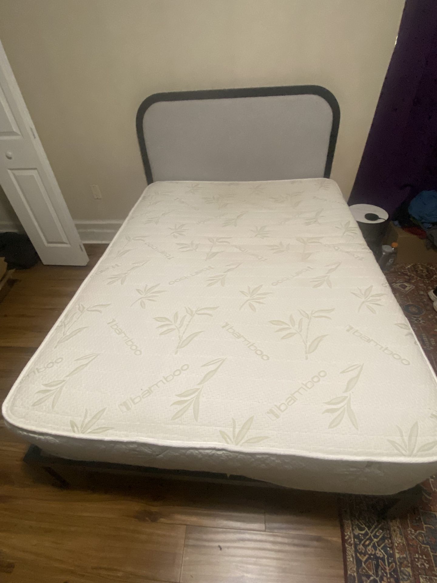 Double Mattress & Bed frame with Headboard