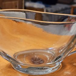 Gravy Boat Clear Glass ANCHOR HOCKING 