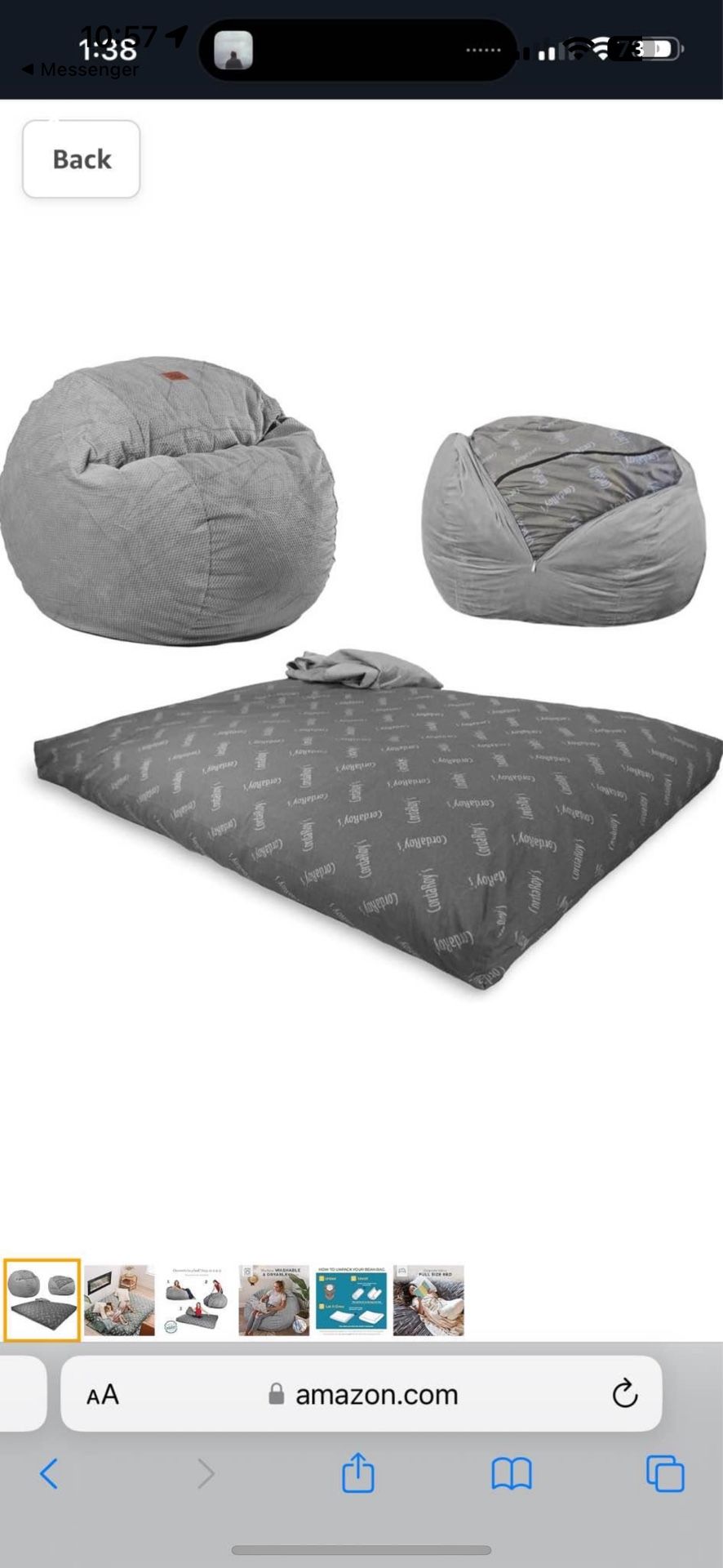 CordaRoys Bean Bag