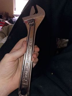SNAP ON 10 INCH adjustable Wrench