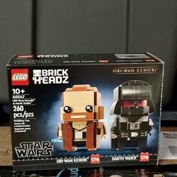 LEGO Brickheadz 40547 OBI-Wan Kenobi & Darth Vader New