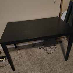 Black Dining/Drafting Table 