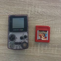 Atomic purple gameboy color With Authentic Pokemon Red Price Is Firm