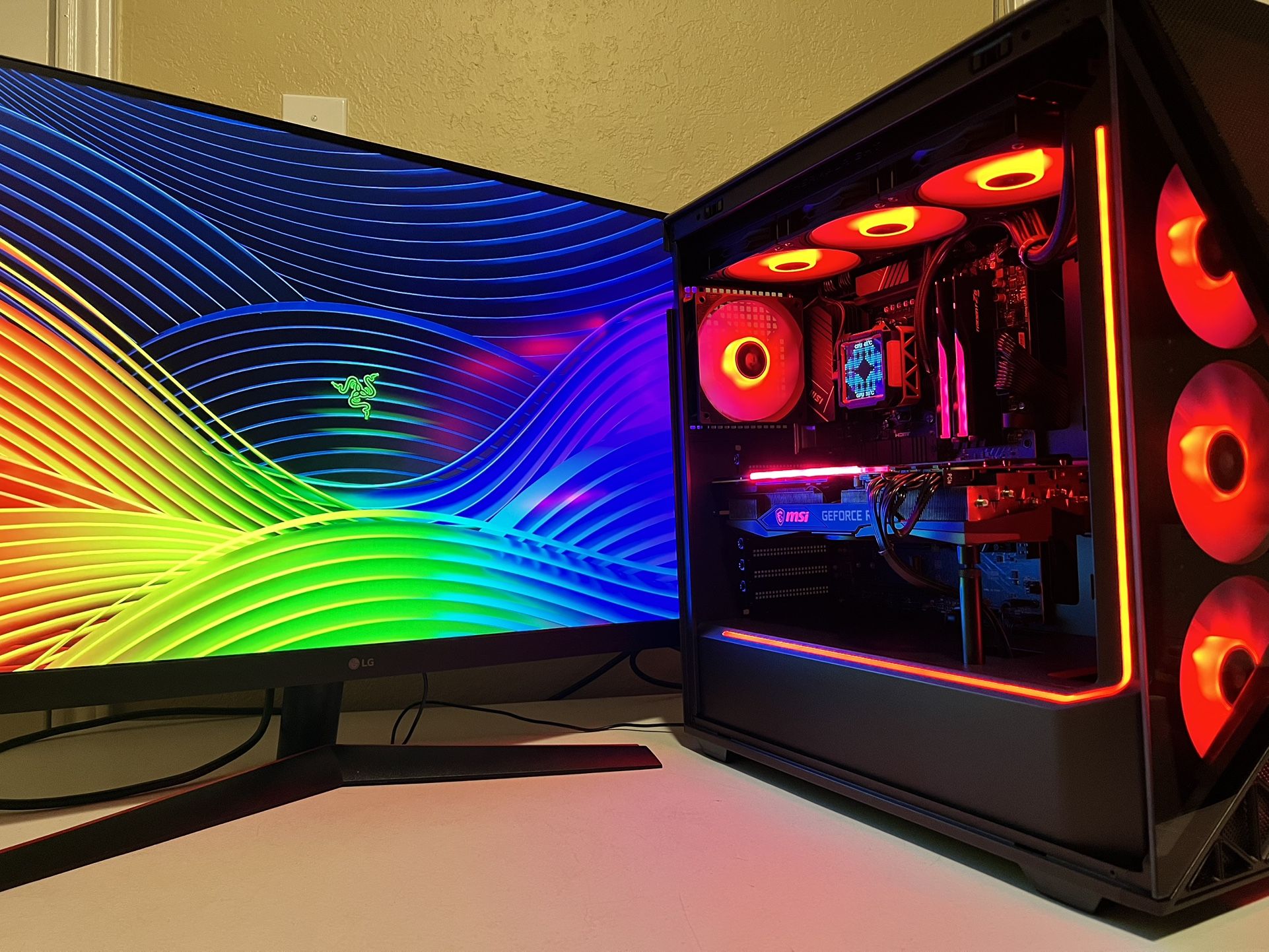 High-End Gaming PC Bundle | RTX 3080, Ryzen 7800X3D, 32β LG 165Hz