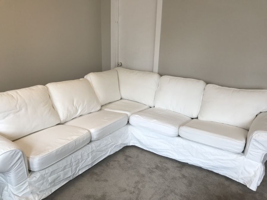IKEA Ektorp Sectional Sofa in vittaryd white