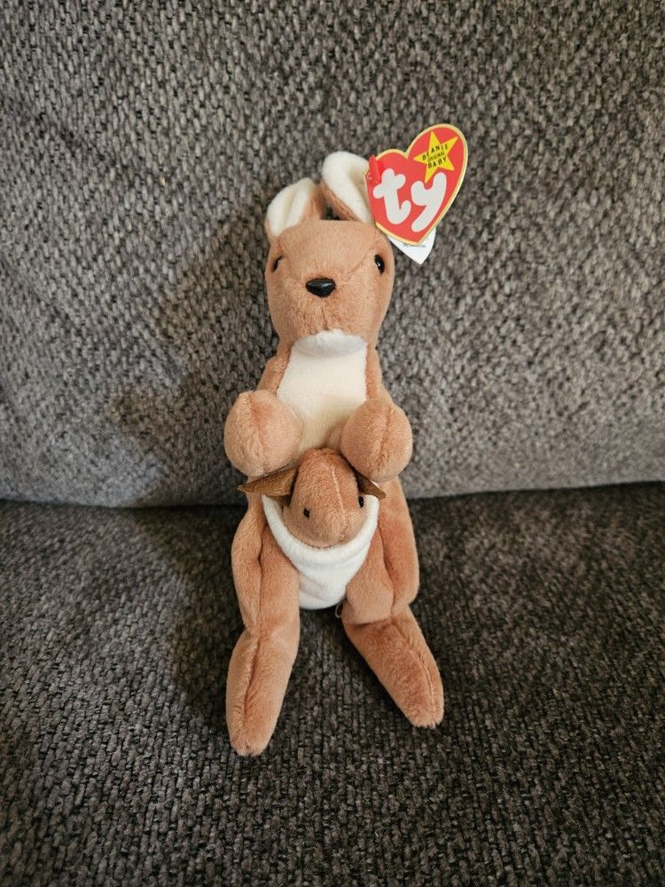 Kangaroo And Joey Beanie Baby