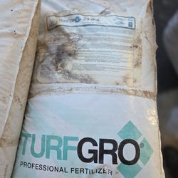 Fifty pound bags of nitrogen fertilizer