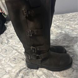 Madden NYC Faux Leather Moto Boots