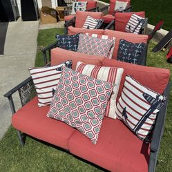 Complete Outdoor Patio Seating Sets  (Loveseats & Chairs)