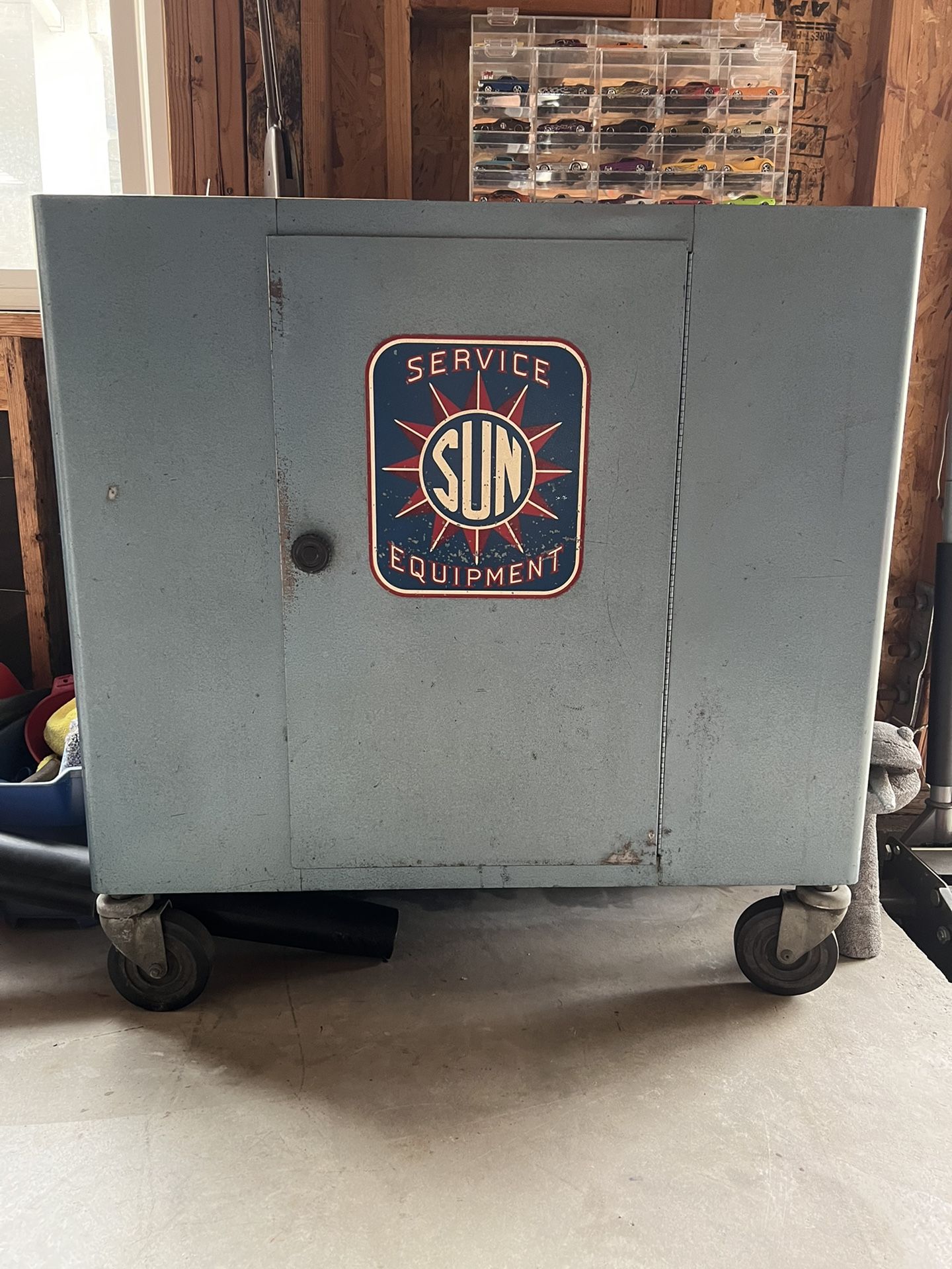 Vintage Sun Service Equipment Cabinet
