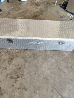 Delta Diamond champion aluminum plate tool box  Full-Size Rigid Structural Single-Lid Aluminum Crossover Truck Box NO KEY