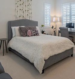 Full Size Bed Frame with Mattress