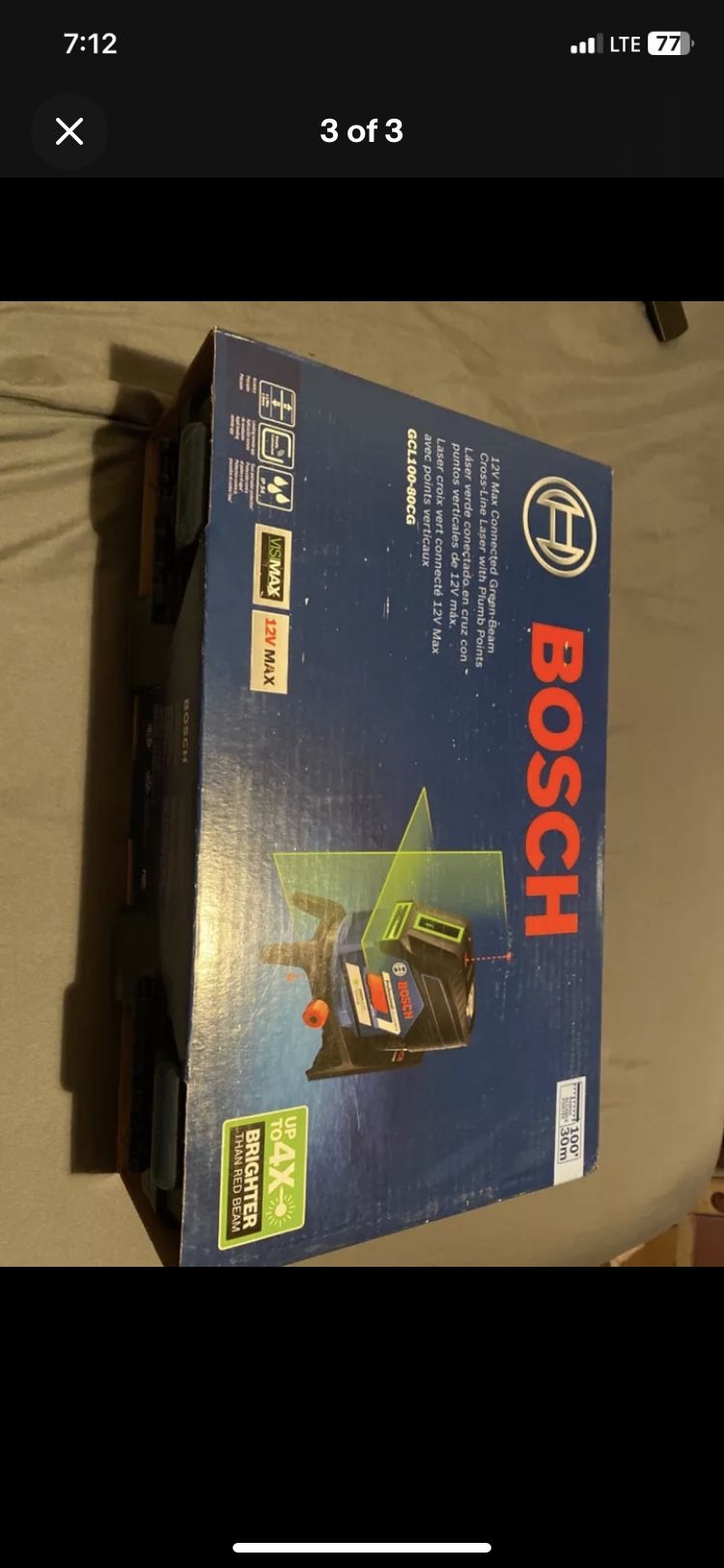 Bosh Lazer Level Gcl100-80cg