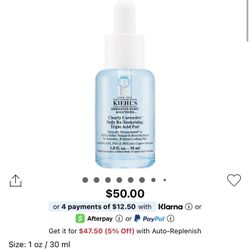 Kiehl’s Clearly Corrective Daily Re Texturizing Triple Acid Peel