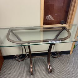 Glass table set