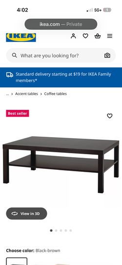 Ikea Center Table