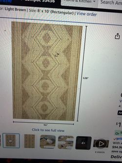 8x10 indoor/outdoor rug $80 each