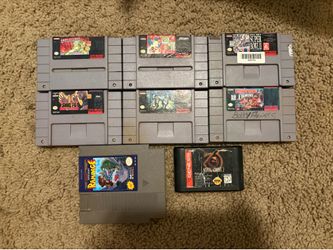 Nintendo and sega games