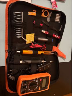 Soldering Iron Kit with Multimeter – Complete Electronics Repair Set