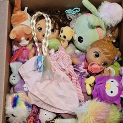 2 Boxes Of Loved Toys $10