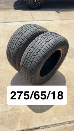 (2)275/65/18 Yokohama Geolandar A/T