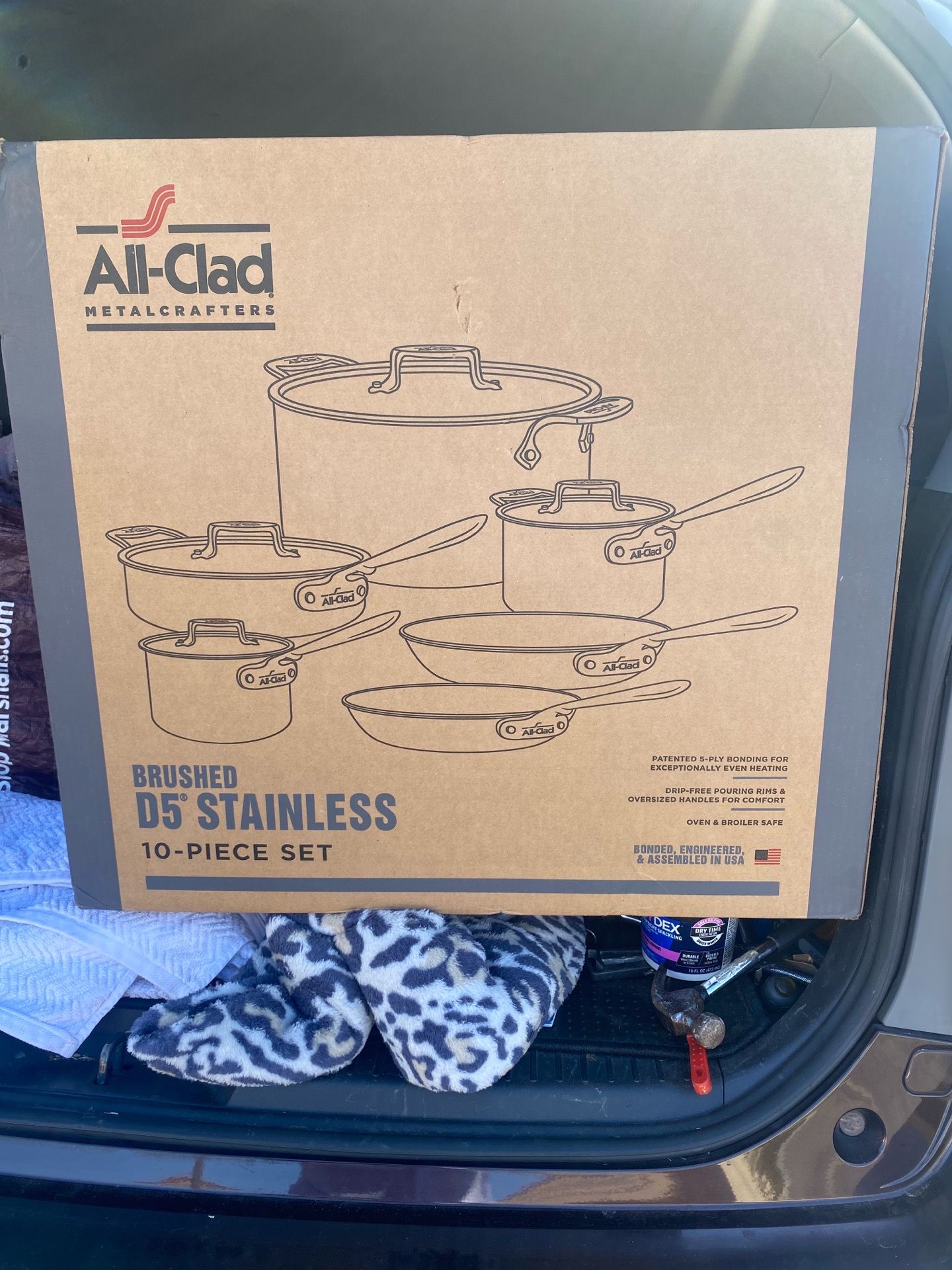 All-Clad D5 10 piece set