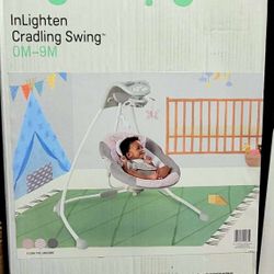 Ingenuity Baby Girl Unicorn swing