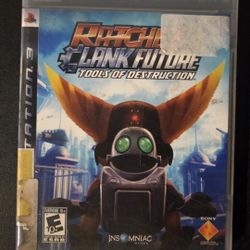 Ratchet & Clank Future- Tools of Destruction-PS3 Video Game-Clean Disc CIB