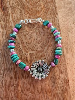 Daisy Gemstone Bracelet