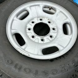 4 Rims & Tires - 245/75r 17 - OBO