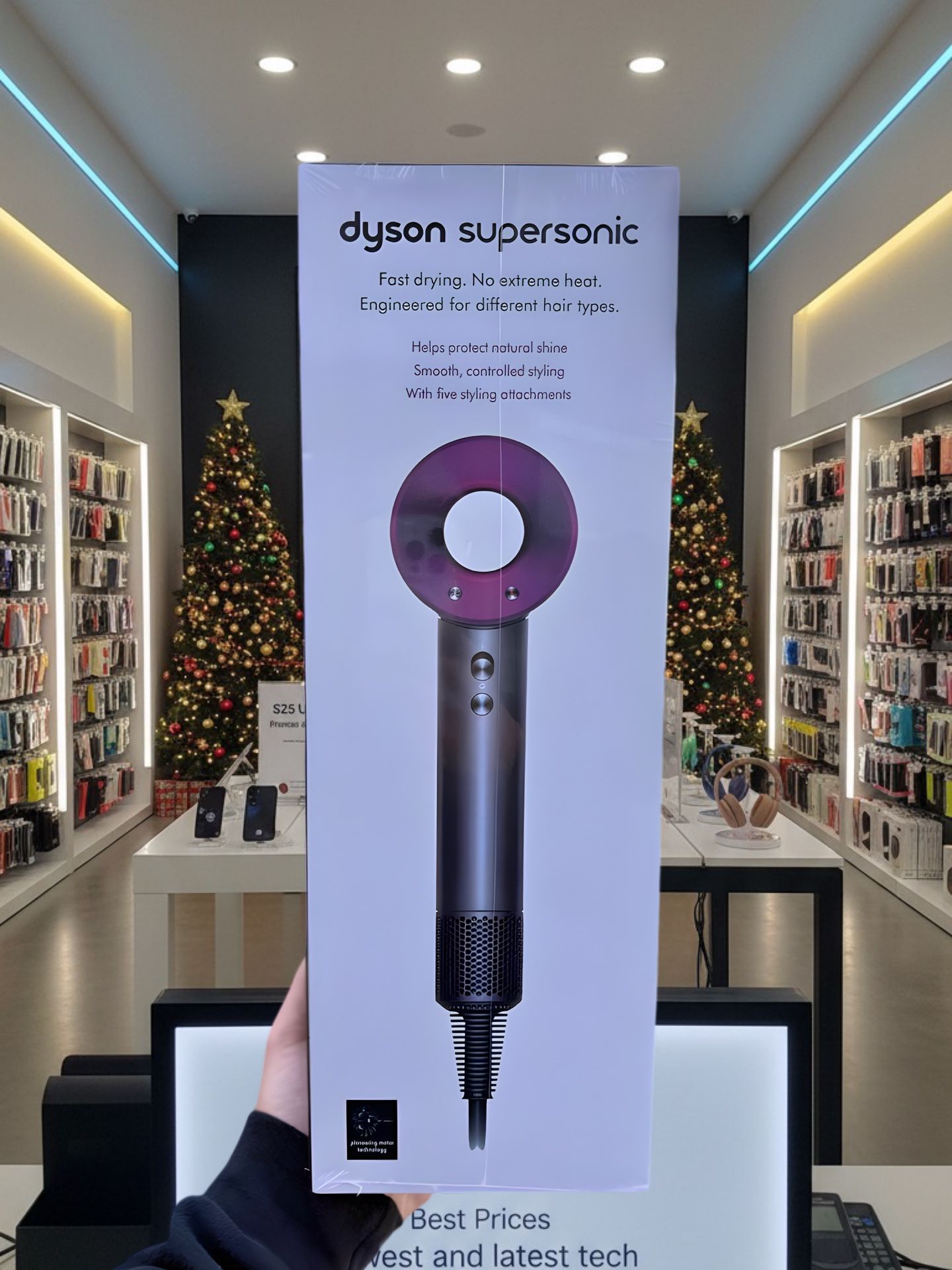 New & Certified Dyson Supersonic Hair Dryer – Most Pop Model, Fast Drying