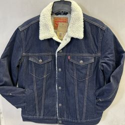 Levi’s Jean Jacket W Fur Denim Blue Original Blue 