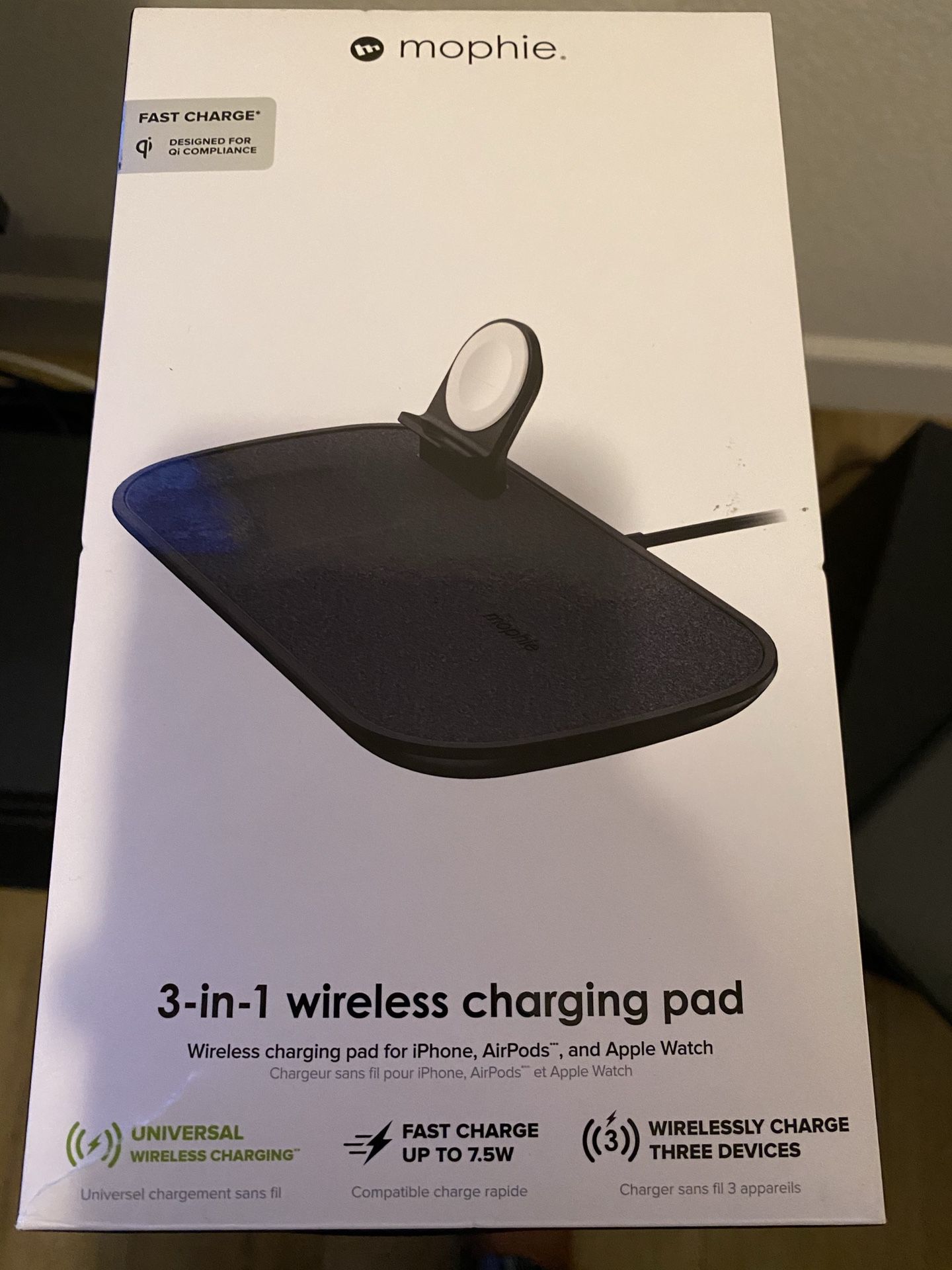 Mophie 3 in 1 wireless charging pad