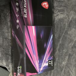 MSI Optix G273 – 27” 165Hz IPS Gaming Monitor