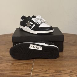 Amiri Skel Top Low Black Off White Size 9 Mens
