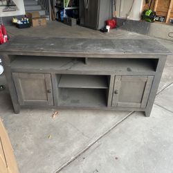 Grey Entertainment Stand