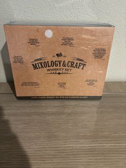 New - Mixology & Craft 14-Piece Whiskey Set