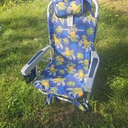 Price Is Firm.. Tommy Bahama Backpack Beach Chair With Cooler And Pouch