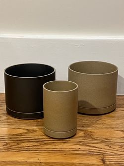 Hasami Porcelain Planters - Set of 3
