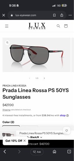 prada glasses