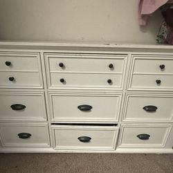 Large White Dresser