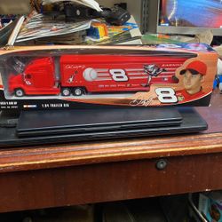 Earnhardt Trailer Rig 1-64 Scale Brand New In Box Un Opened