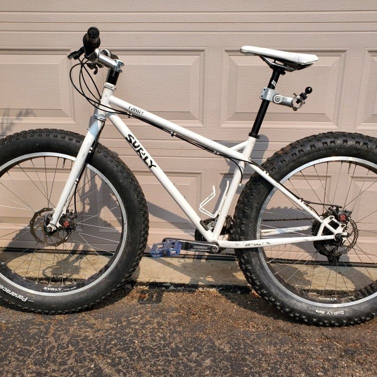 Surly Pugsley White Large Marge 26 Inch Wheels for Sale in